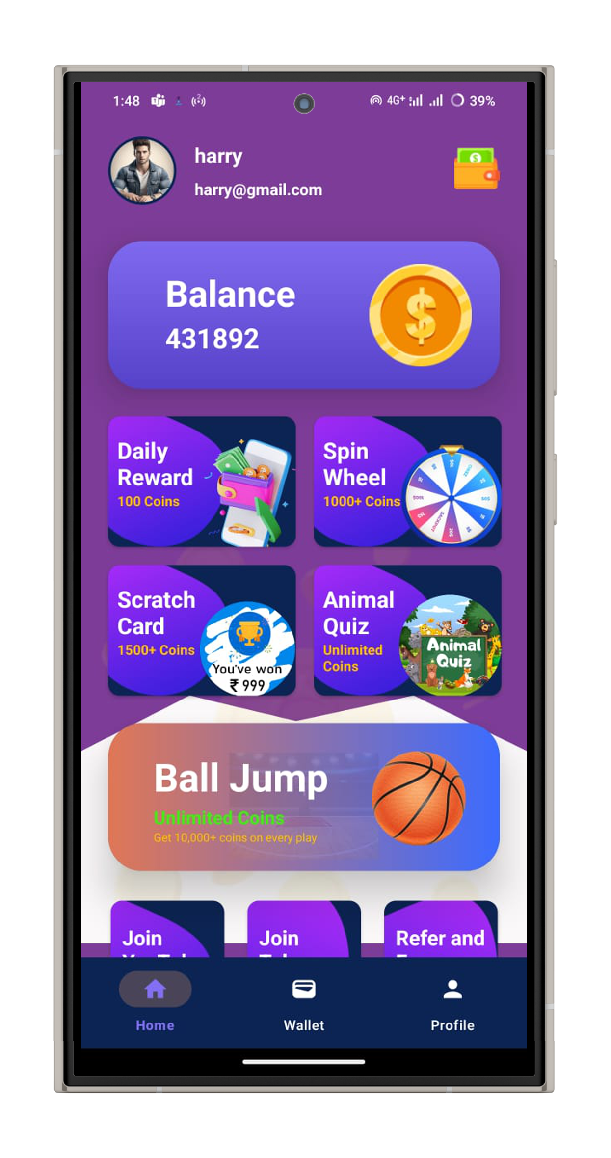 RewardPlay Mobile App